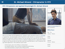 Tablet Screenshot of nyc-wellness-chiropractor.com